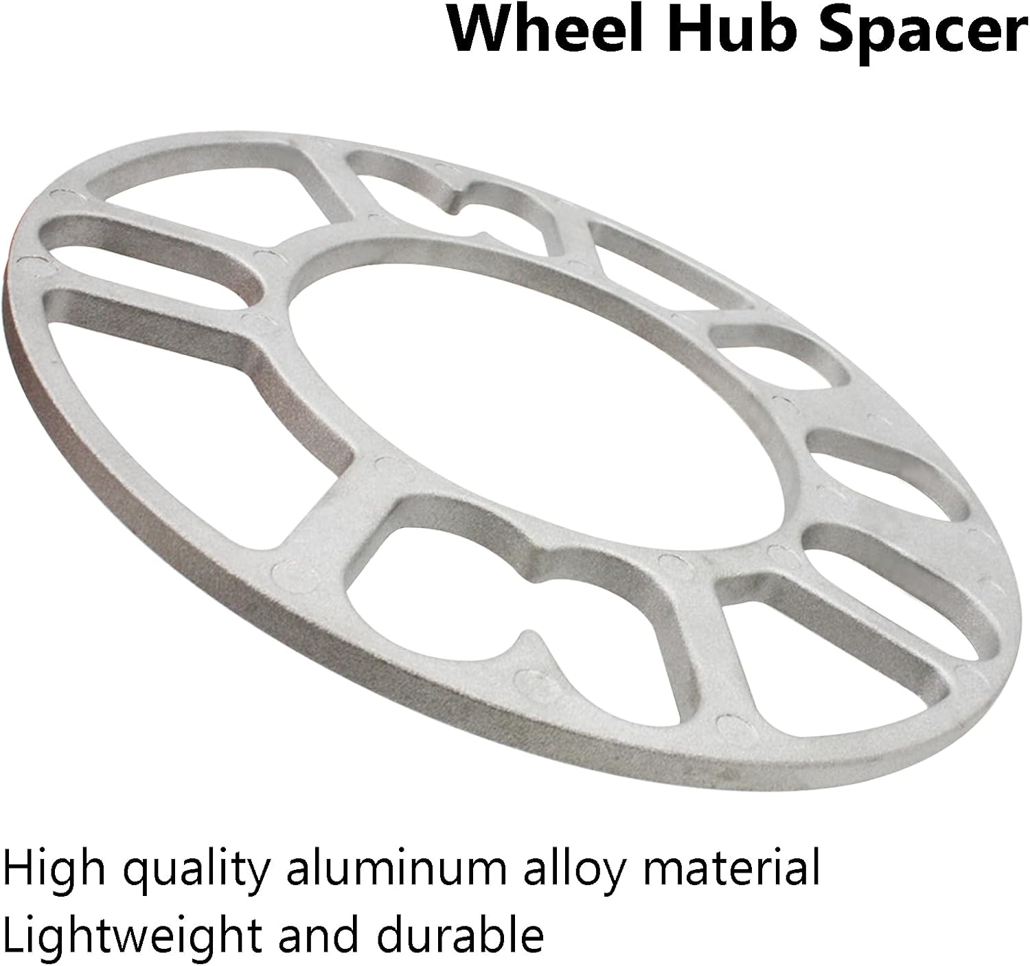 Acbbmns 4 Pcs Car Universal Wheel Spacers, 5Mm Aluminum Alloy Shim Spacer Modified Widened Wheel Hub Gaskets for Most 4/5 Lug Wheels PCD 98-120Mm image number 2