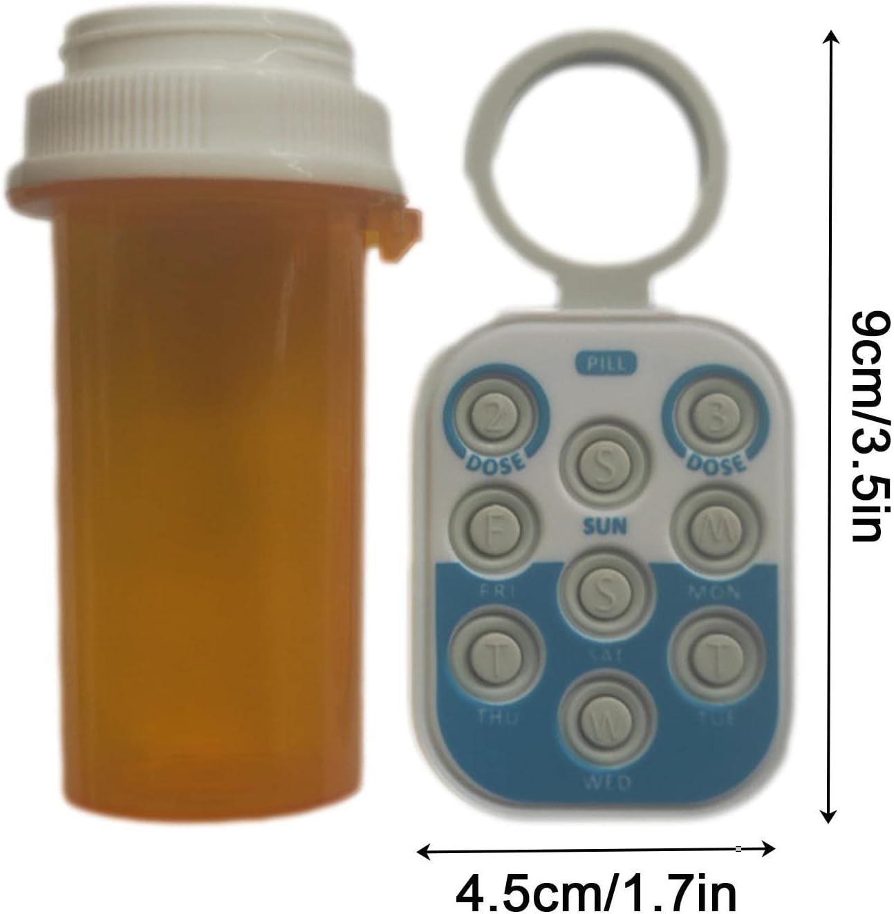 Medication Aids - Reusable Medication Reminder Tracker for Feed Pill - Health Medication Tracker & Pill Reminder Visual Reminder Perfect for The - Pink image number 4