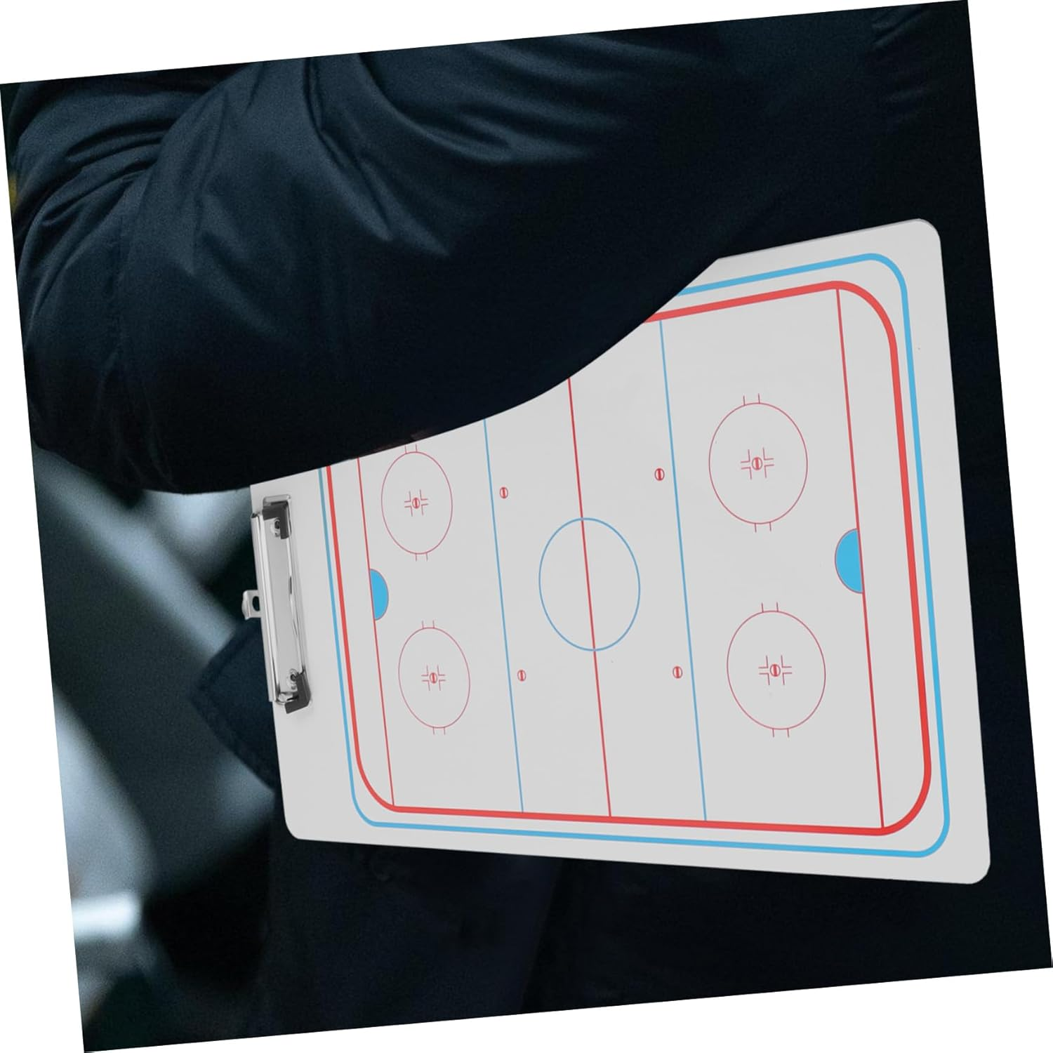 Yardwe Ice Hockey Board Reusable Match Hockey Clipboard Match Board Training Board Board for Game Planning Match Home Plate Softball Competition Board PVC image number 5
