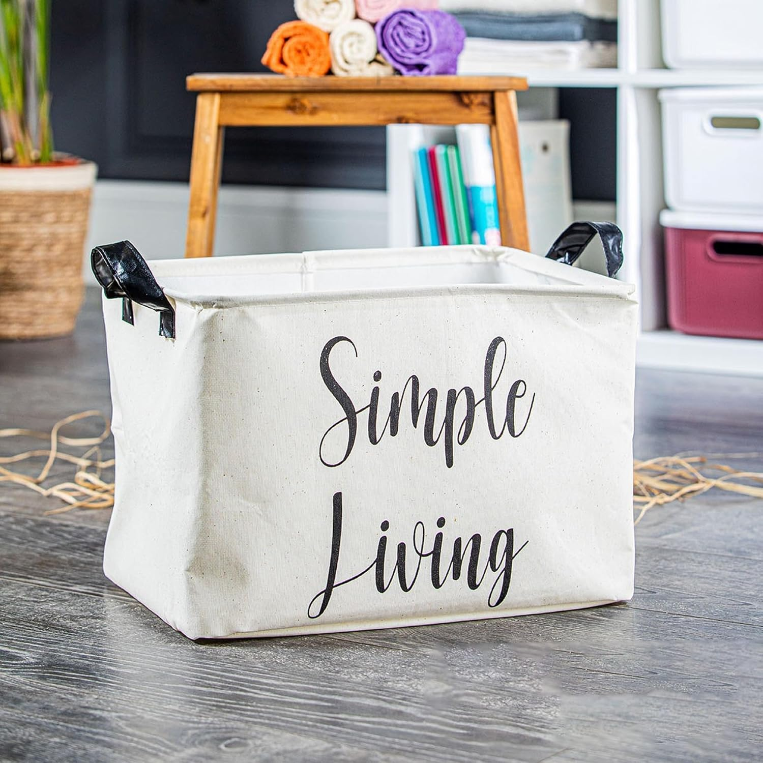 WELL HOME MOBILIARIO & DECORACI&Oacute;N Organiser with White Handles