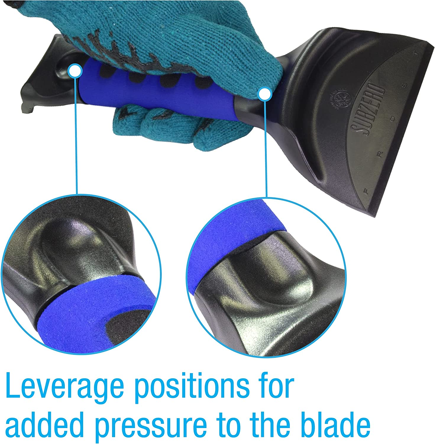 Subzero 2-16621 10&rdquo; MAXX Ergonomic Ice Scraper, 2-Pack image number 5