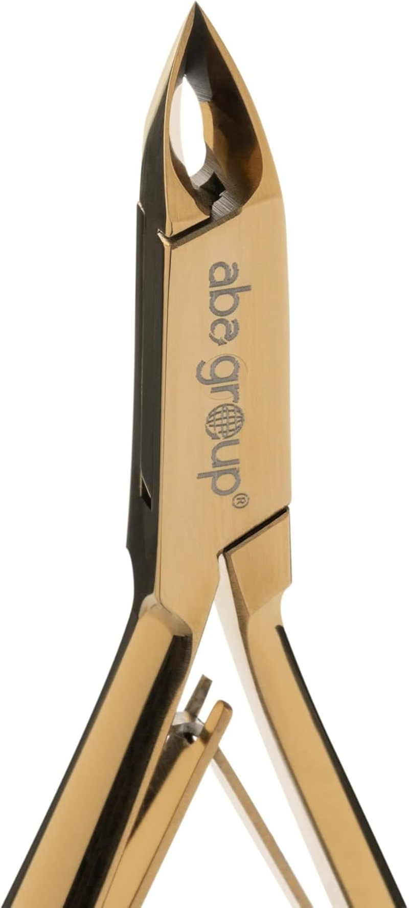 Aba Group Golden Cuticle Nippers with Two Springs 3 Mm (1136), Stainless Steel Cuticle Cutter with Sharp and Smooth Cut, Fine for Removing Excess image number 1