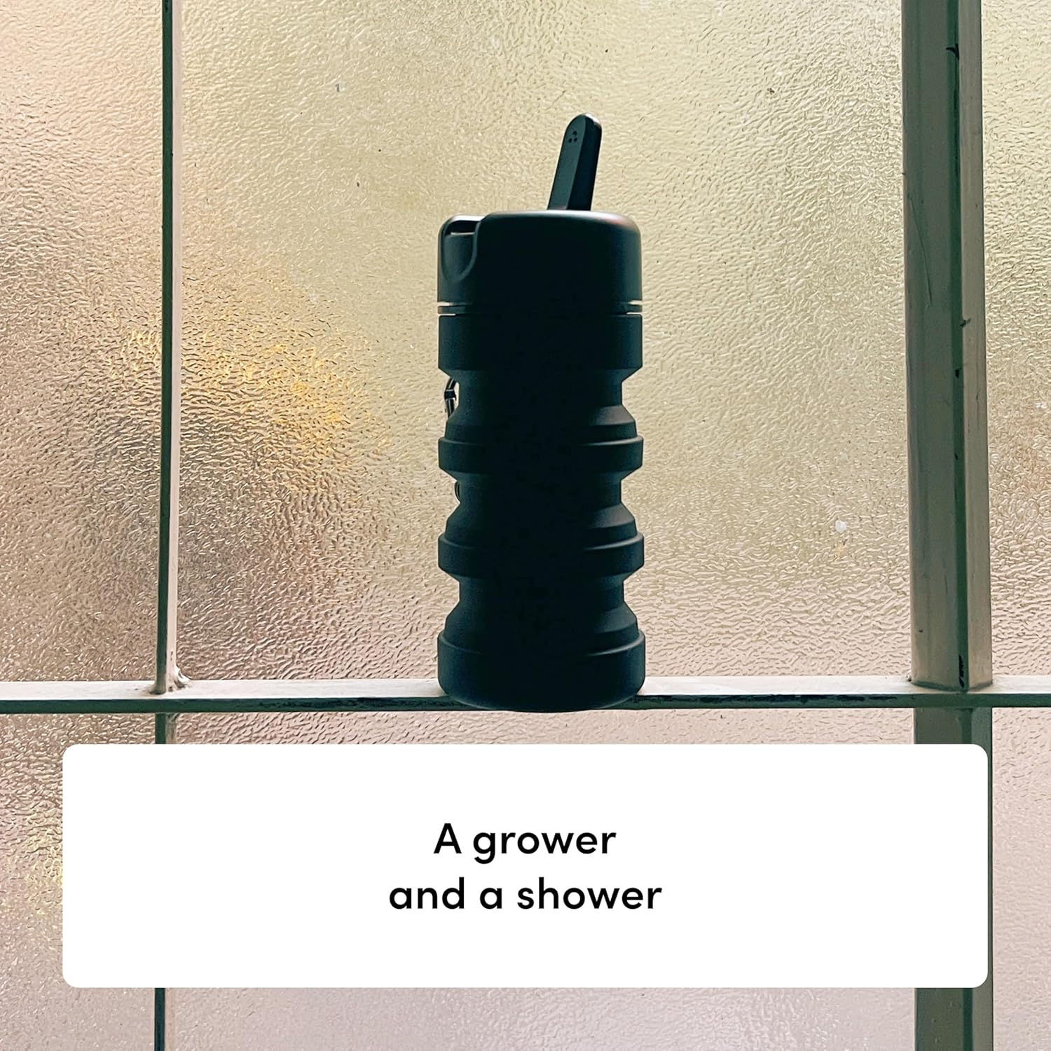 Tushy Travel Bidet: Collapsible & Expandable for Discreet Portability | Refreshing Clean for Camping, Outdoors & Travel (Peri Bottle for Postpartum Care, Helps with Hemorrhoid Relief), Jet Black image number 6