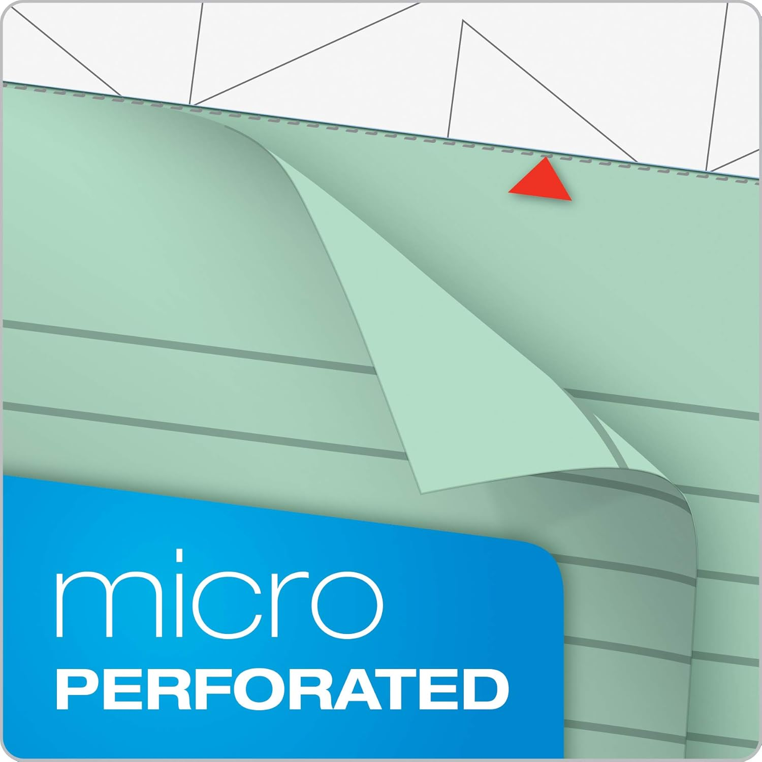 TOPS 63090 Prism plus Colored Legal Pads, 5 X 8, Green, 50 Sheets (Pack of 12) image number 5