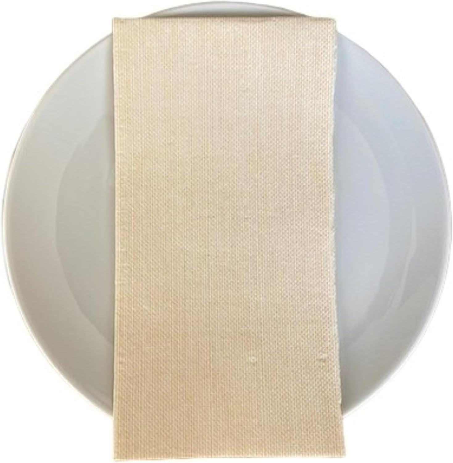 Jill Ivory Recyclable Napkins &ndash; 100% Pure Cellulose, Disposable Dinner Napkins, 40X40 Cm Pack of 50