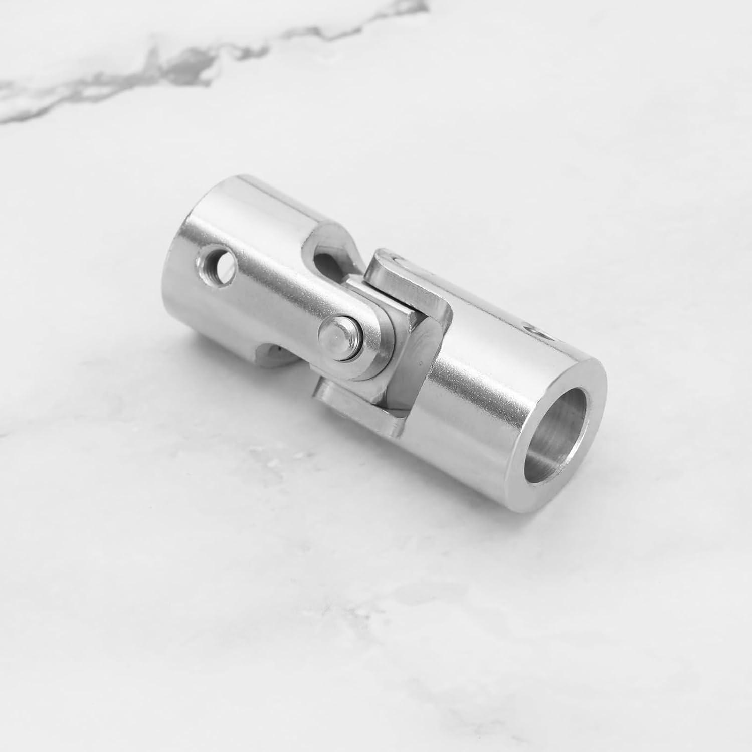 VGOL 1 Set Metal Universal Coupling Gimbal Crank Drive Knee Joint M5 Carbon Steel Universal Joint Coupling Components for Blinds Rolling Shutter Model Vehicle Ship image number 3