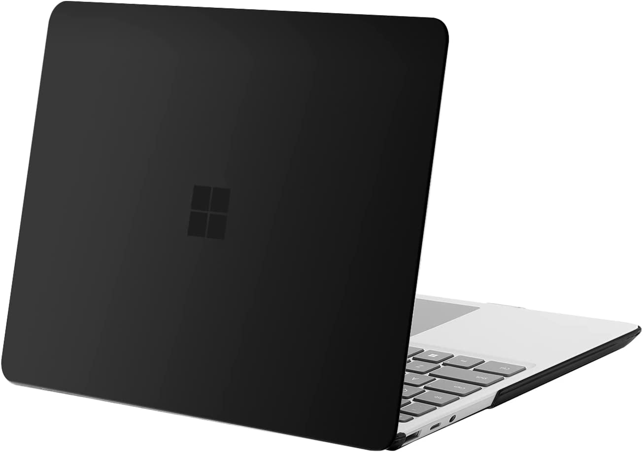 MOSISO Case Only Compatible with Microsoft Surface Laptop Go 3/2/1 12.4 Inch 2023-2020 Release (Models: 2013 & 1943), Protective Plastic Hard Shell Case Cover, Black image number 4