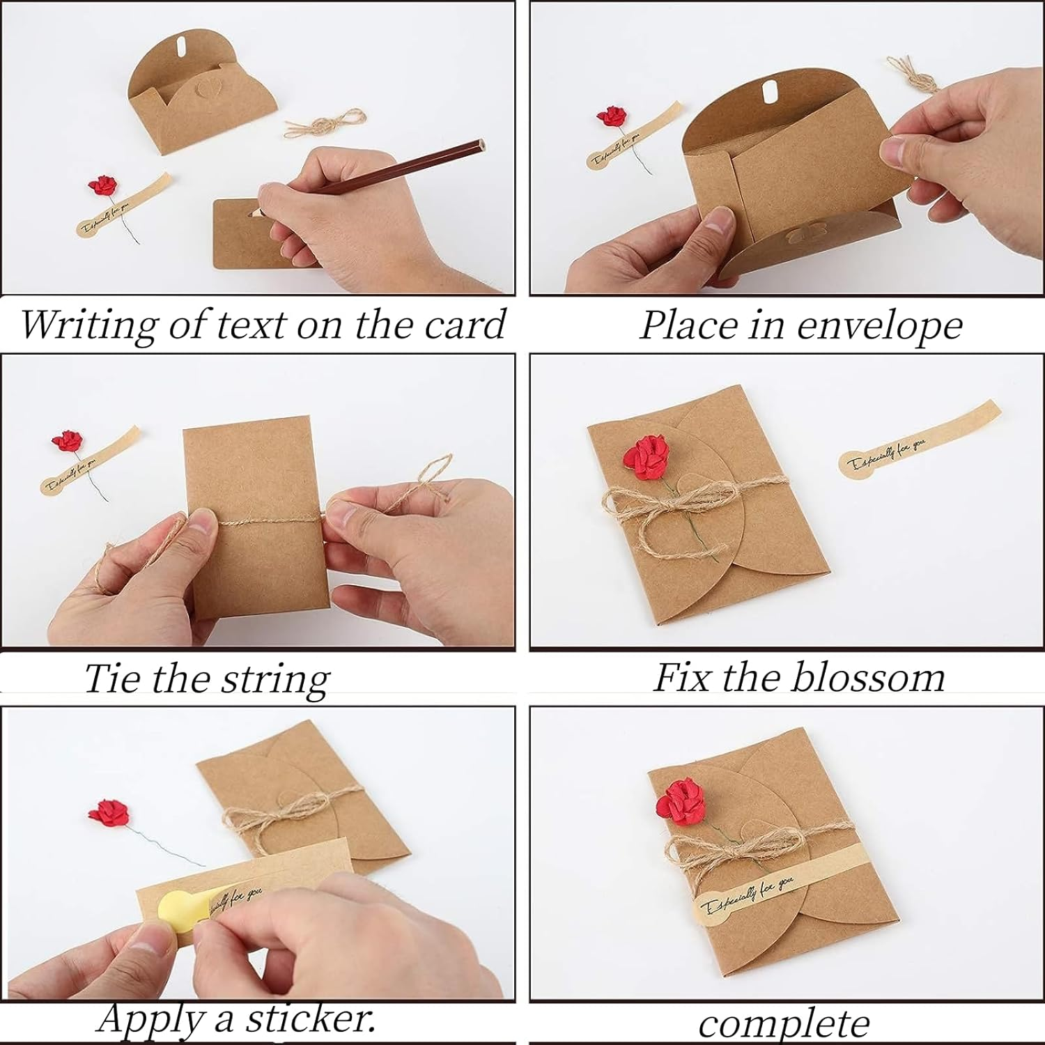 MAIHUO Black Gift Boxs, Magnetic Box with Lid, 22 X 16 X 8.8 Cm Cardstock Gifts Box,With Ribbon and Rose Card image number 2