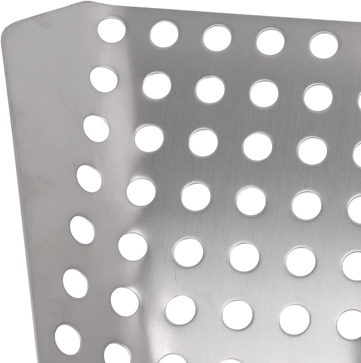 Popcorn Scoop, Stainless Steel French Fry Scooper Scoop with Holes, Quick Fill Tool for Bags & Boxes, Commercial Fry Bagger Scooper for French Fries, Snacks, Ice, Right Handle image number 5