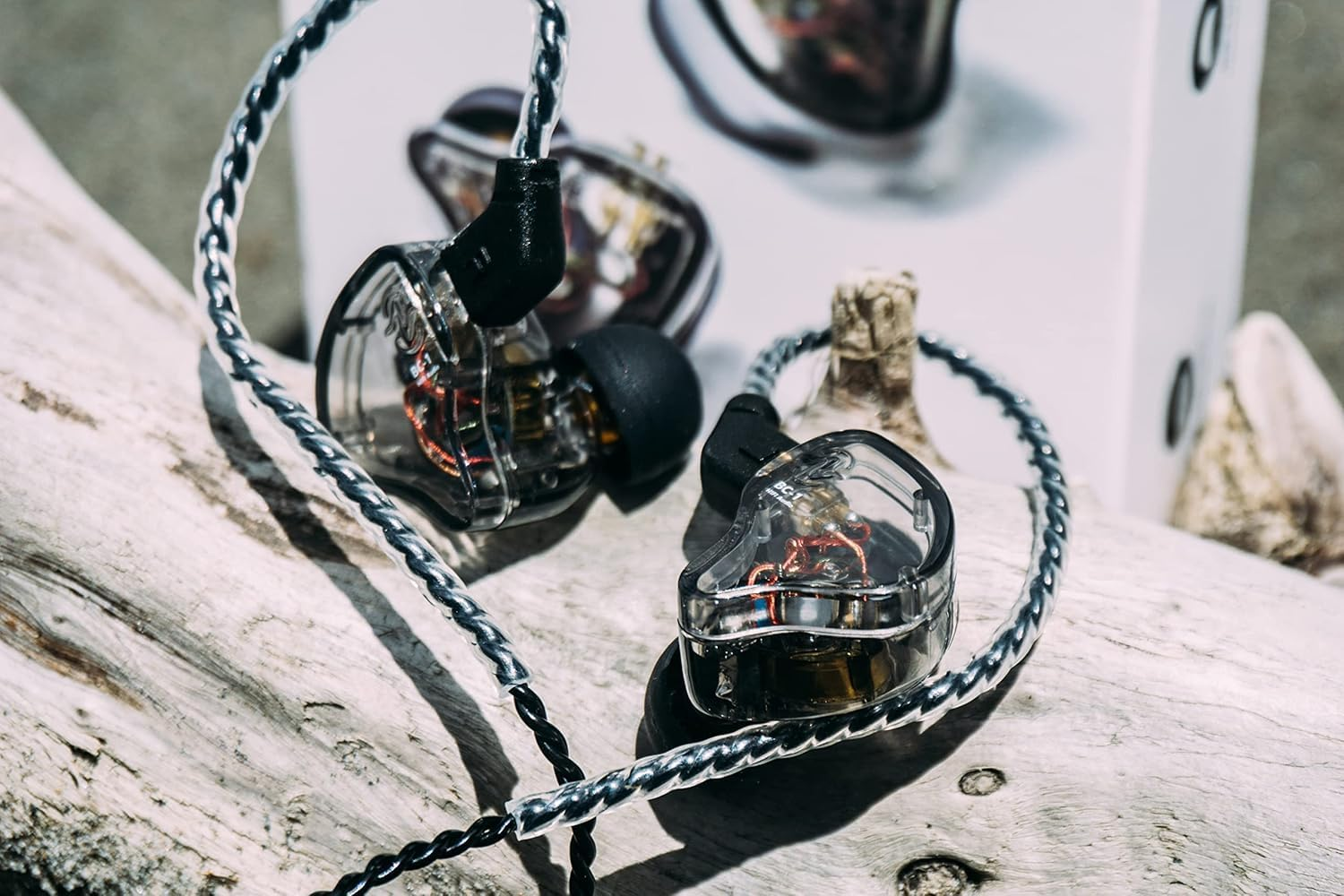 Keephifi CCZ Melody In-Ear Headphones Wired Earphones without Microphone IEM Hifi Bass with 1DD 1BA Ear Fins 4N OFC Cable for Musicians Singers Stage Studio Gaming image number 4