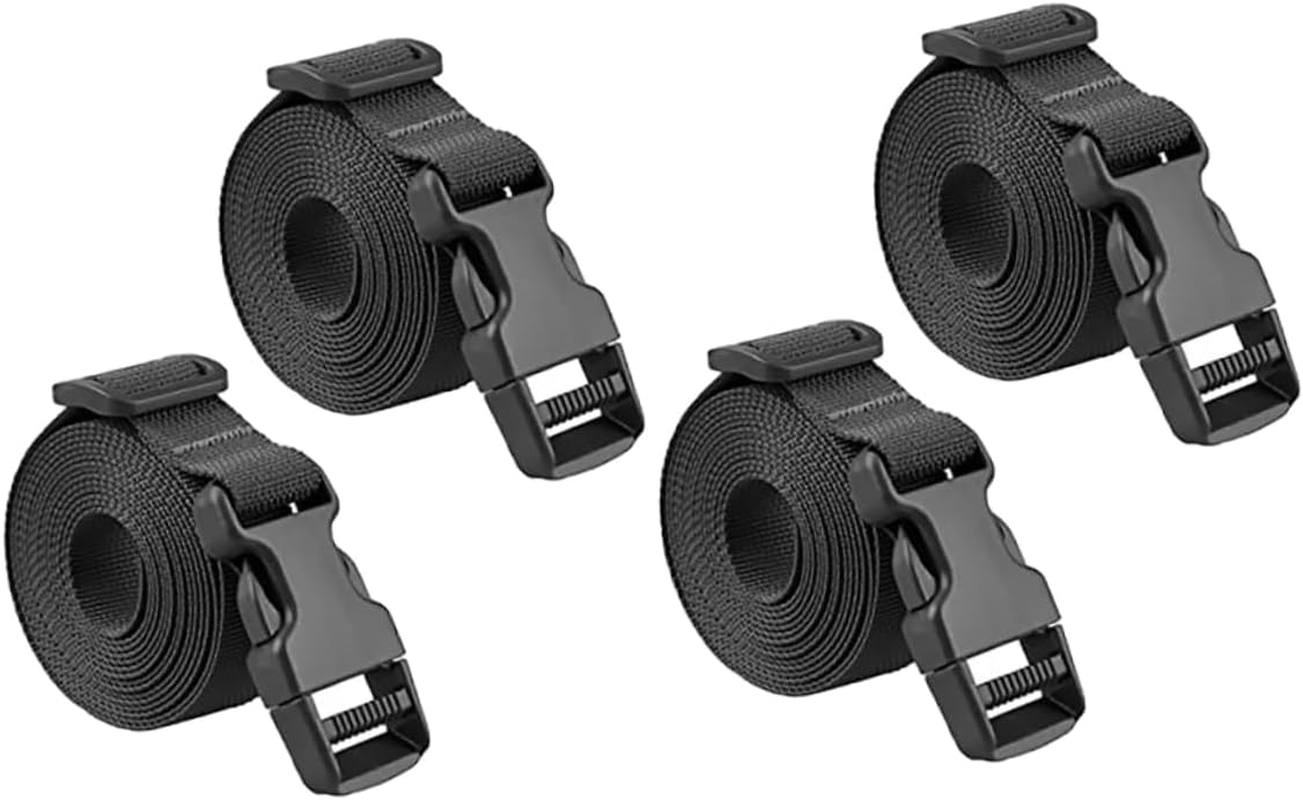 CONGARTENO 4Pcs Adjustable Outdoor Luggage Straps Buckles for Secure Suitcase Packing and Travel Organization Lightweight and Easy to Use image number 2