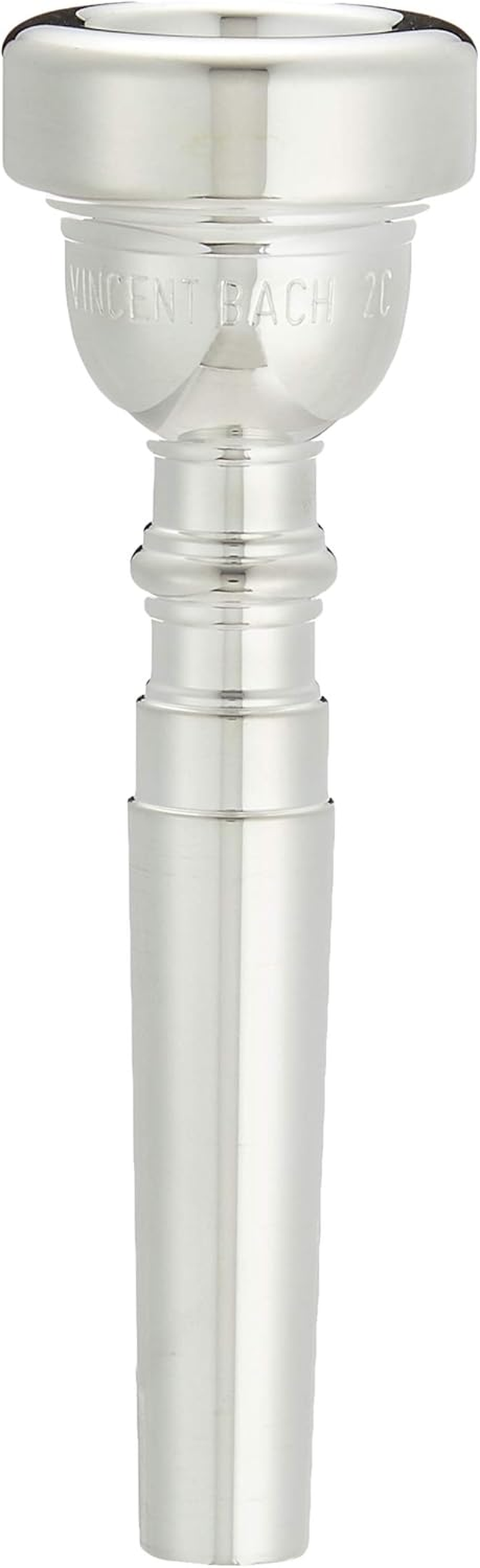 Bach Classic Trumpet Silver Plated Mouthpiece Size 1C (3511C) image number 1