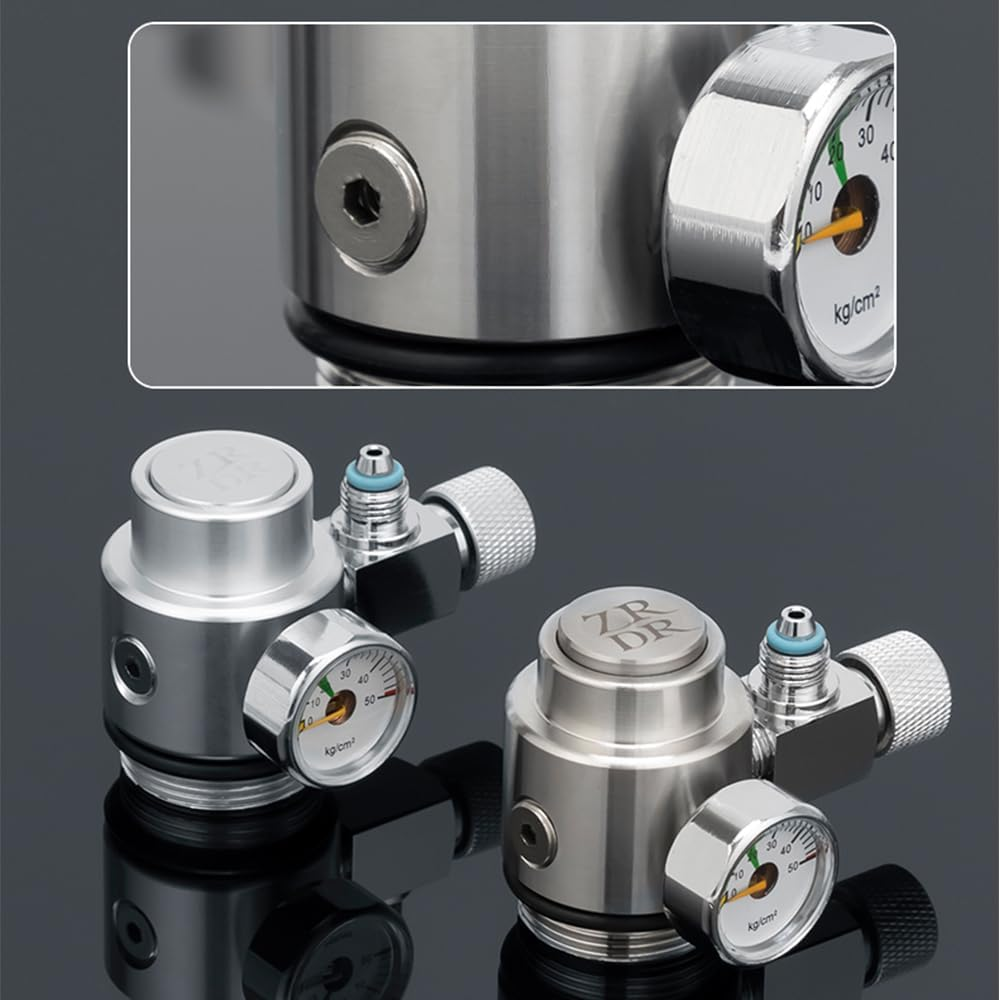 CO2 Generator System Kit CO2 Stainless Steel Cylinder Generator System with Solenoid Valve Bubble Diffuser Carbon Dioxide Reactor Kit for Plants Aquarium image number 4