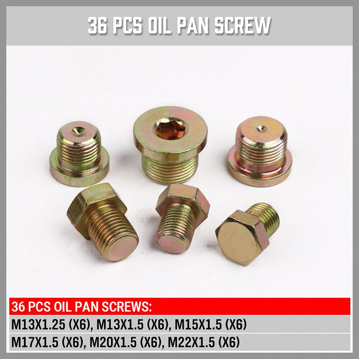 Comprehensive 114-Piece Oil Pan Thread Repair Kit for Sump, Gearbox, and Drain Plug - M13 to M22 Sizes, Durable Tool Set for Car and Light Commercial Vehicle Repairs image number 3