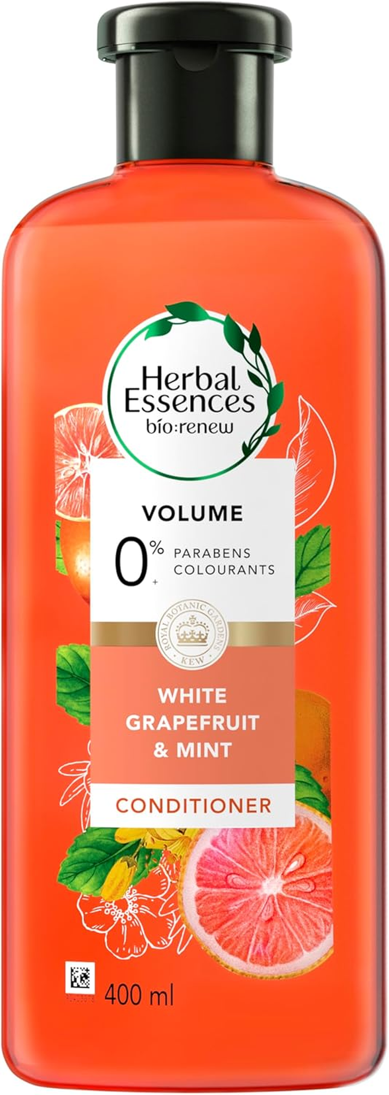Herbal Essences Bio, Renew Whitegrapefruit and Mint Volumising Conditioner for Fine Hair 400Ml
