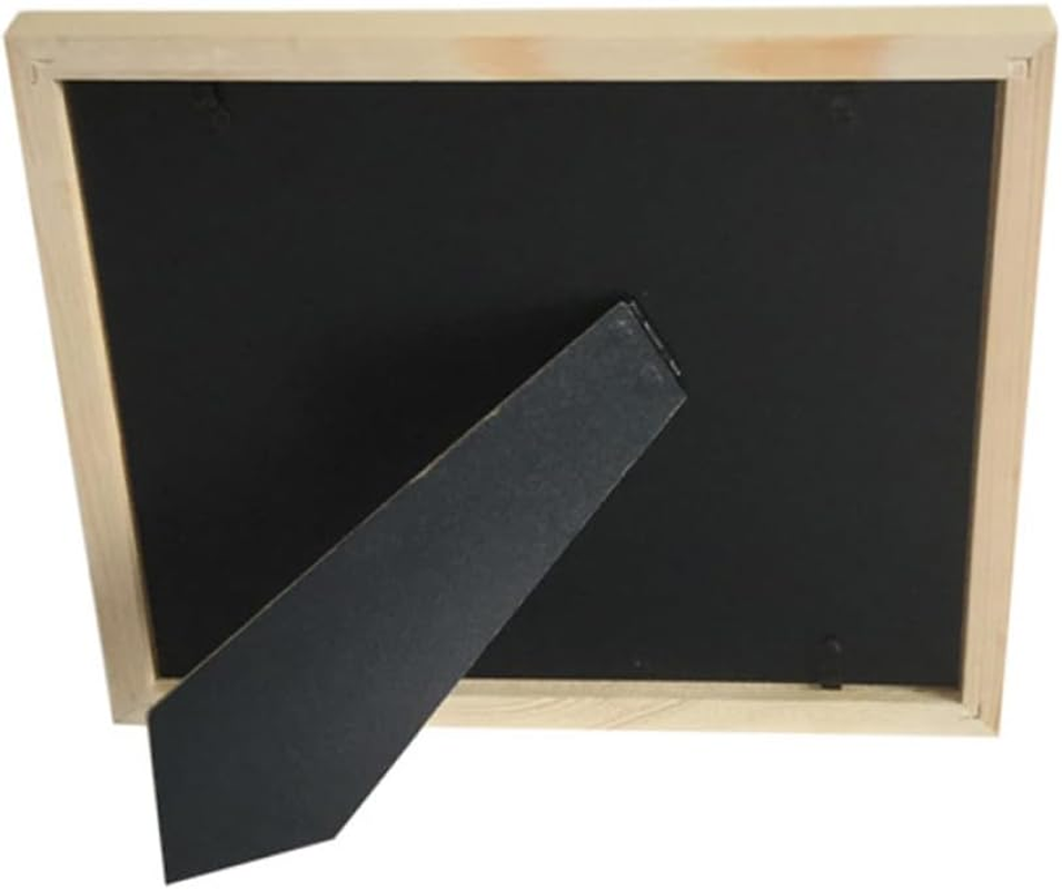 Handprint and Footprint Frame Wooden Photo Frame with Ink Pad for Keepsake Decor for Boys and Shower Present Natural Color image number 1