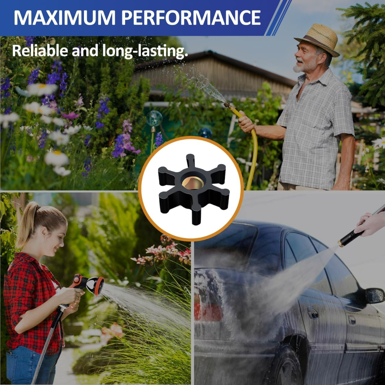 REPLACEMENTKITS.COM Brand Impeller for Utility Water Transfer Pumps (1) image number 1