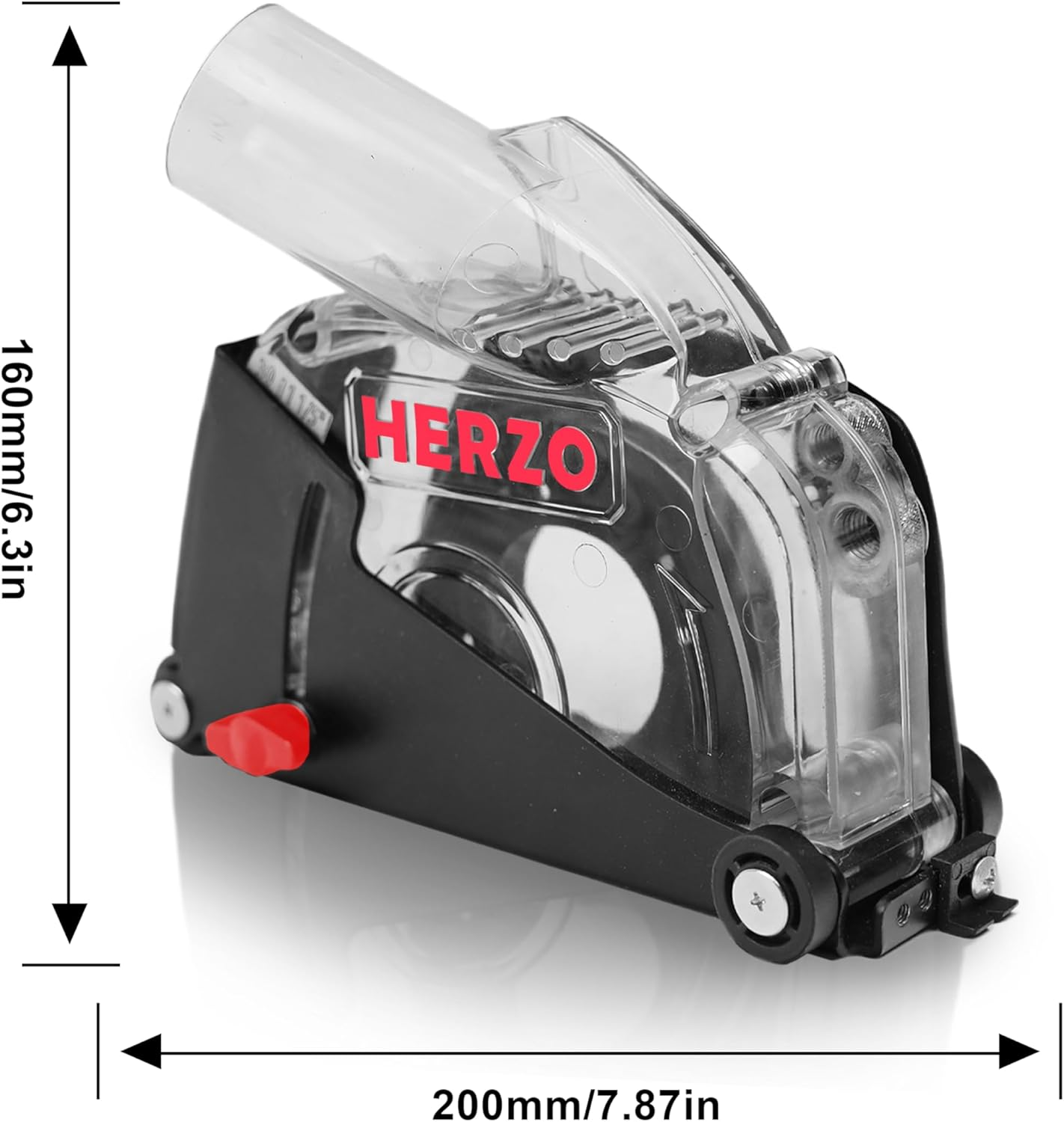 HERZO Dust Extraction Cutting Guard for 115/125Mm Angle Grinder image number 1