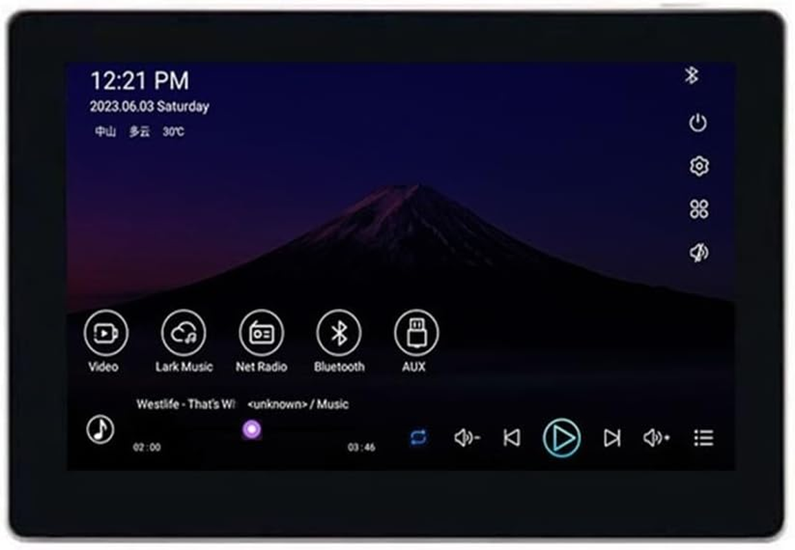 Xelea 7 Inch Android 11 Smart Home Background Music Panel Stereo Sound Wifi Bluetooth Audio (A) image number 6