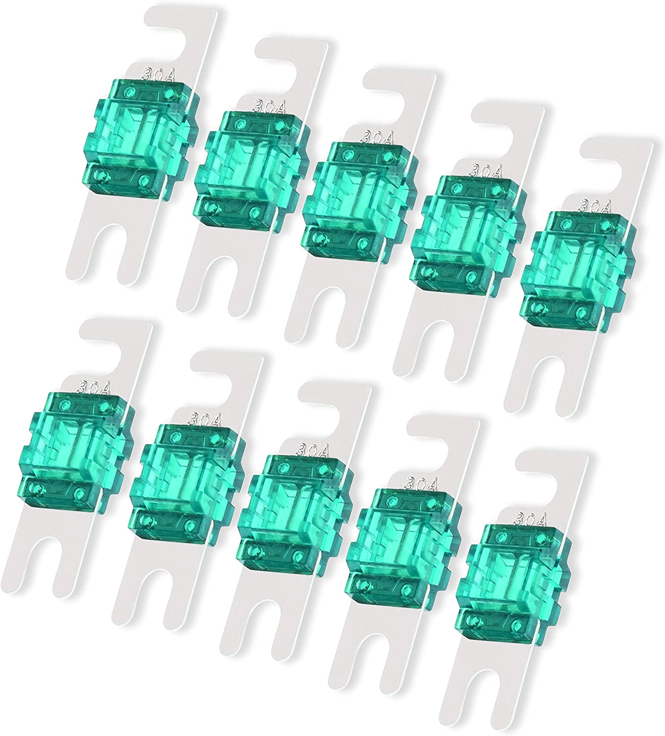 Conext Link AFS30-10 Nickel AFS Fuse 10 Pack 30 Amp image number 1