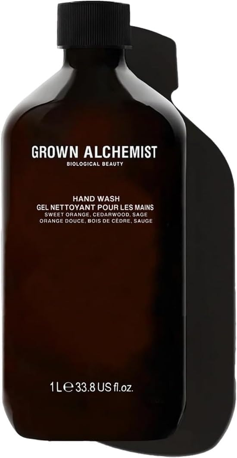 Grown Alchemist Hand Wash REFILL: Tasmanian Pepper, Tangerine, Chamomile, Gentle Hydrates and Cleanses Skin, 33.8 Ounce (1L) image number 3