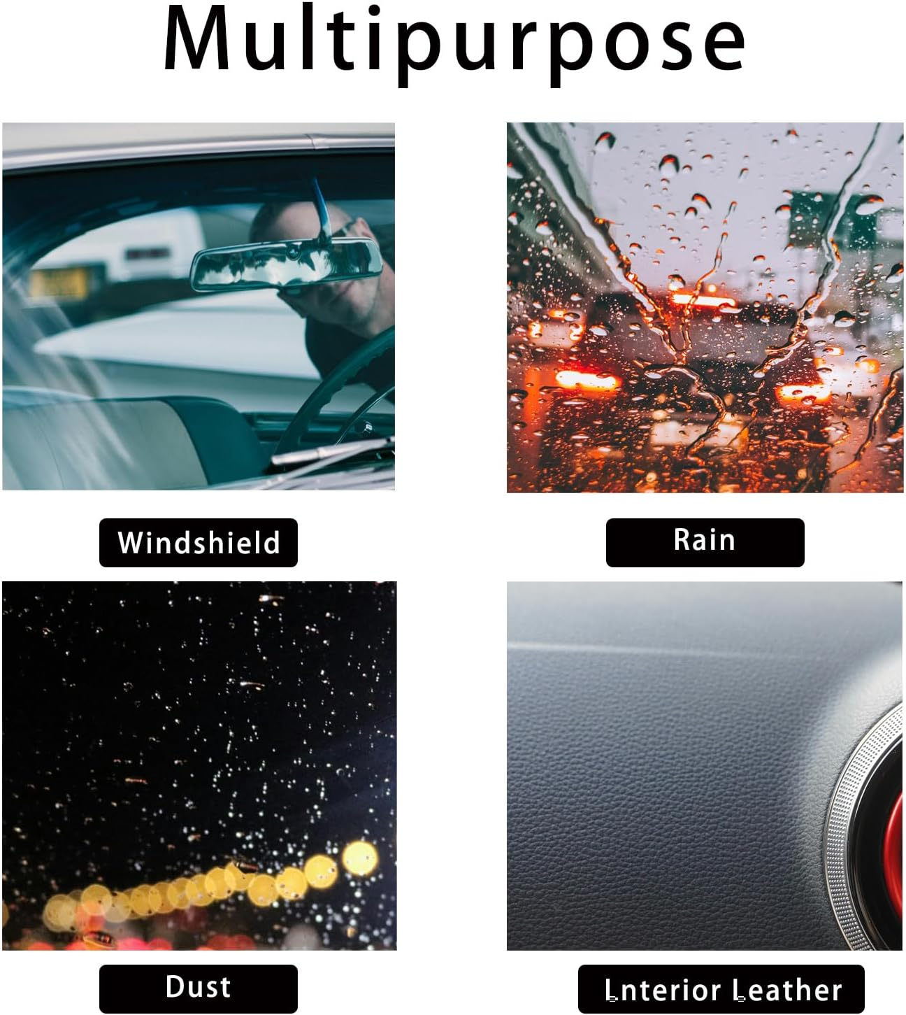 Universal Car Windshield Cleaner Brush Oil Film Remover & Anti-Fog Glass Cleaner Tool for Automotive Windows, Enhances Clarity & Visibility (2) image number 2