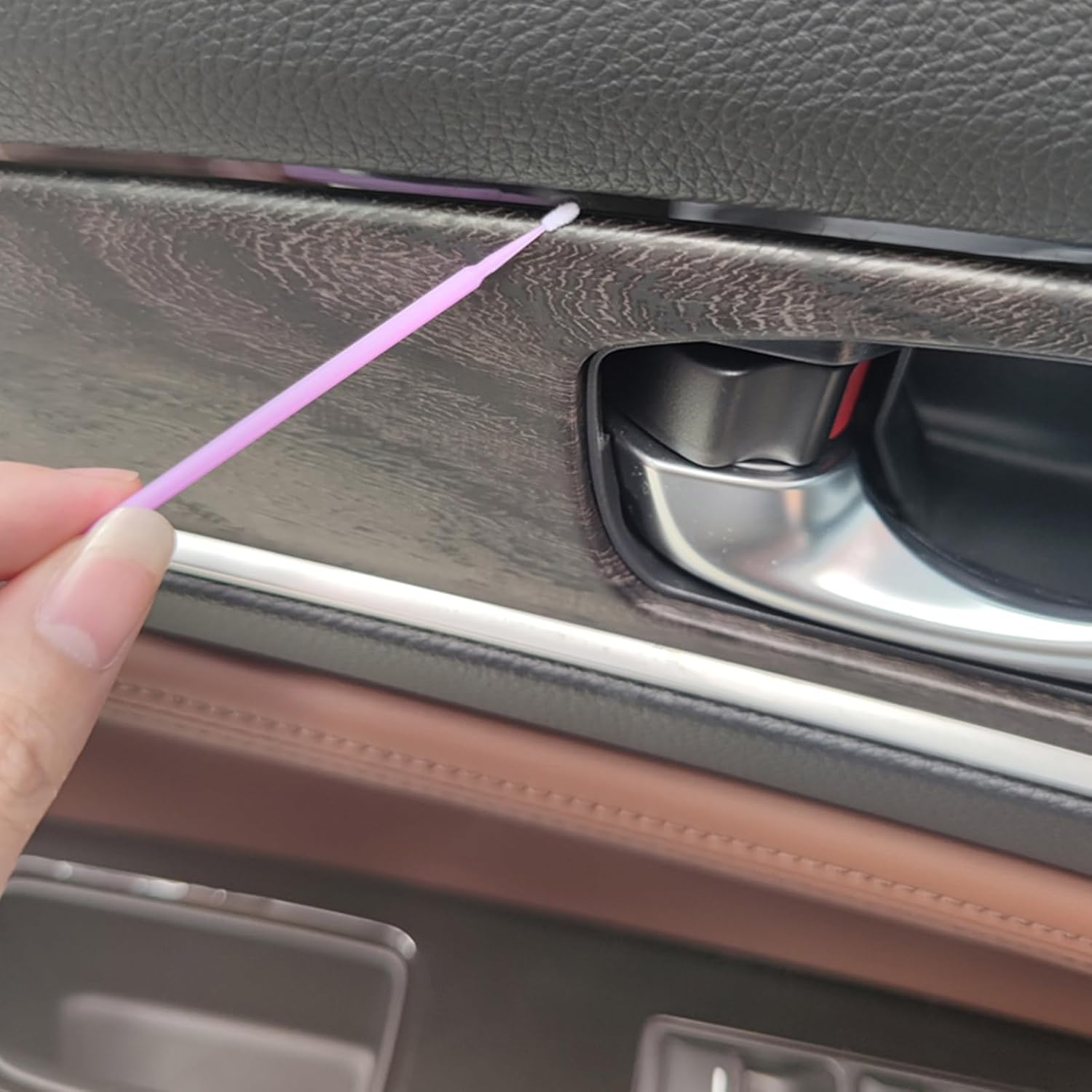 100Pcs Disposable up Paint Micro Brush Tips Mini Car Touch up Paint Applicator Sticks Detailing Car Products