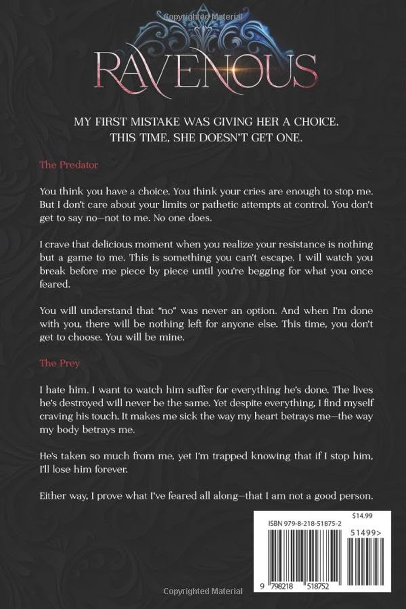 Ravenous: the Unhinged Love Trilogy Book 2 image number 1