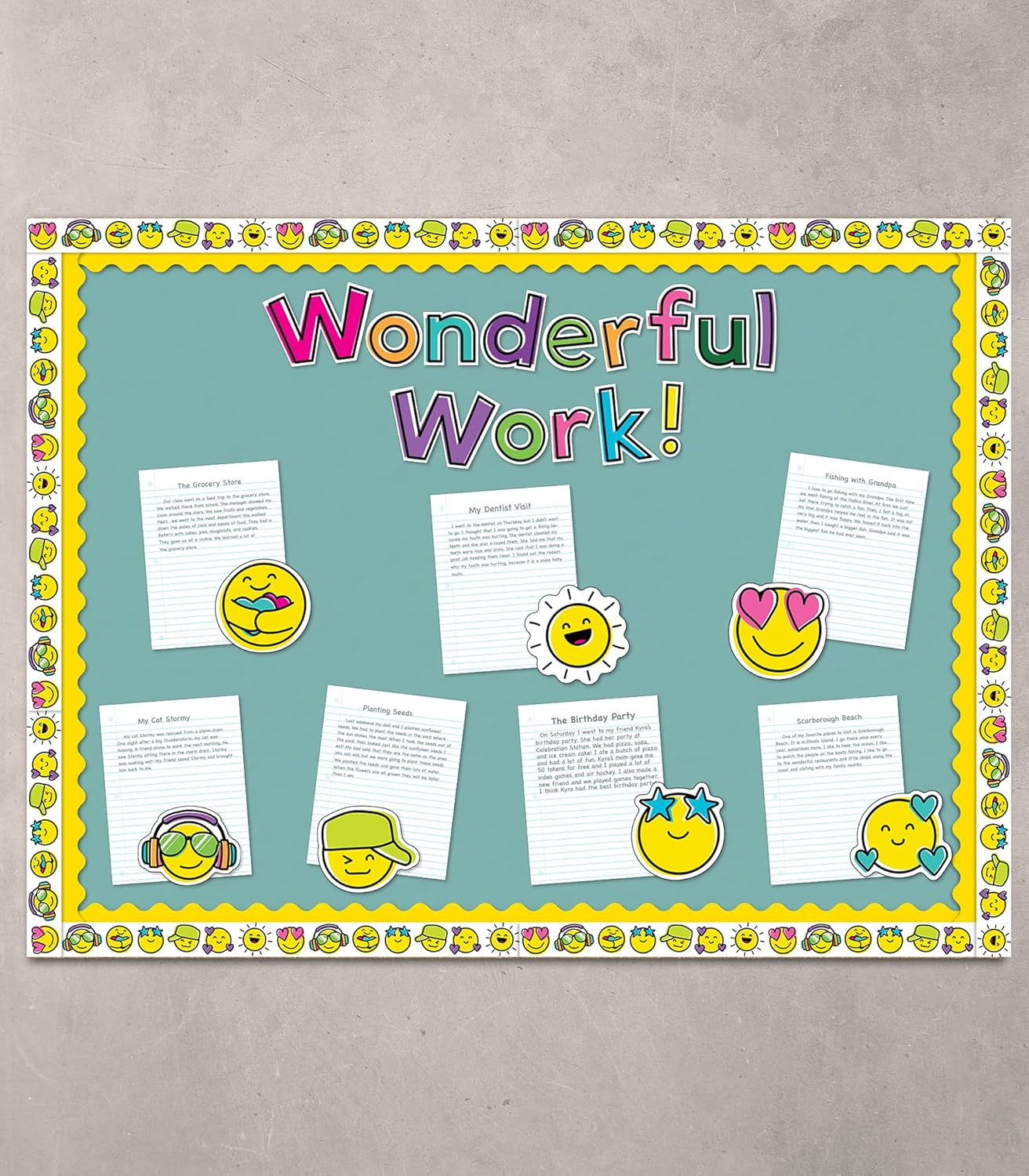 Carson Dellosa 219-Piece 4 Inch Kind Vibes Colorful Cutout Letters for Bulletin Boards, Numbers, Punctuation & Symbols, Bright and Colorful Bulletin Board Letters, Classroom Letters for Bulletin Board