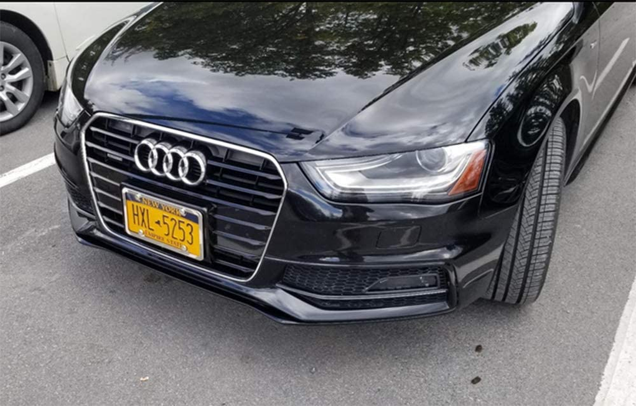 License Plate Frames, Indeebuy 2 Pcs 4 Holes Slim Stainless Steel Polish Mirror License Plate Frame and Chrome Screw Caps