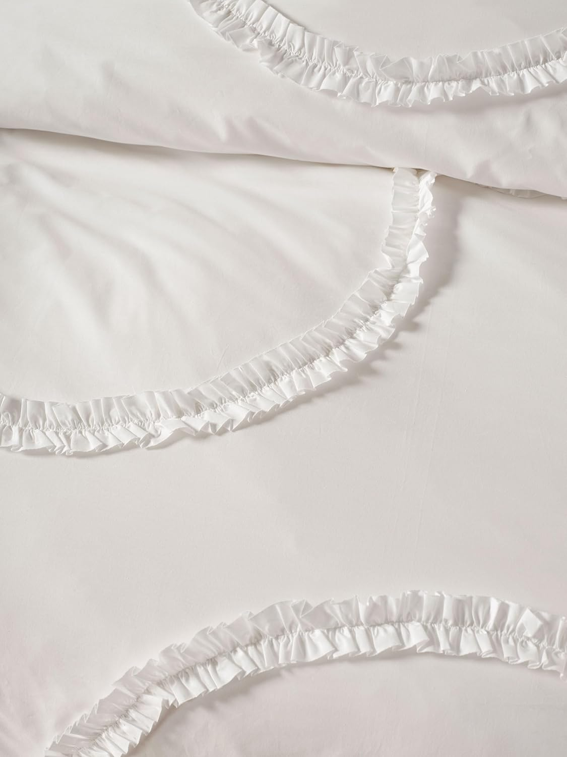 Linen House Gianna Quilt Cover Set, White, King - White image number 4