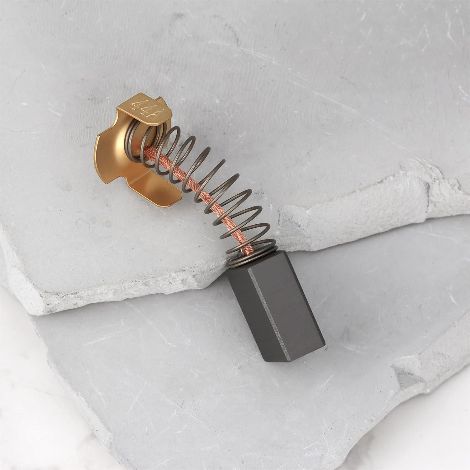 SING F LTD 4Pcs Carbon Brushes 6.75X17X17Mm Compatible with Freerider Kensington Westminster Scooters before 2008 image number 1