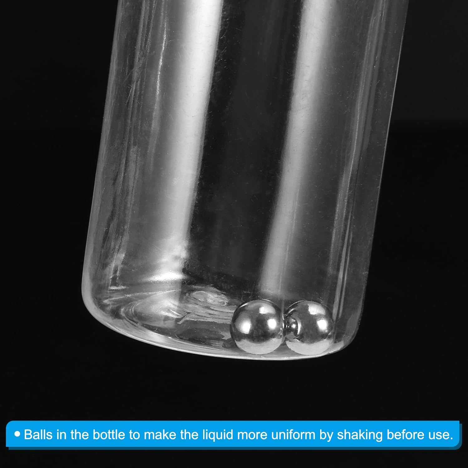 Uxcell 10Ml Small Squeeze Bottle, 10 Pcs Glue Bottle Applicator Bottle Air Brush Bottles Mini with Steel Ball for Paint Gun Oil Glue DIY Air Craft Tie Dye image number 1