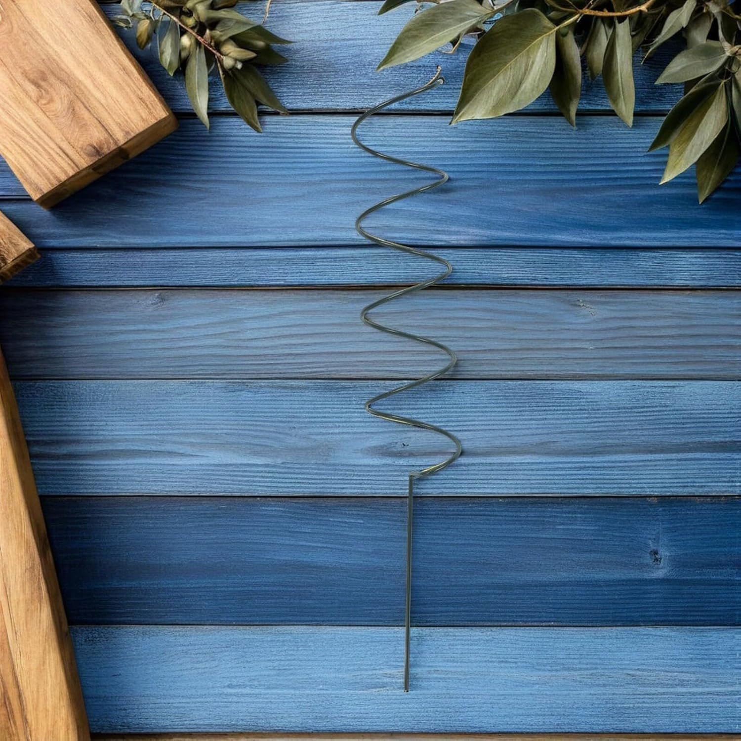 5Pcs Spiral Plant Stand Supports Climbing Plant Stake Wire Trellis Outdoor Use Lily Garden Stands image number 5