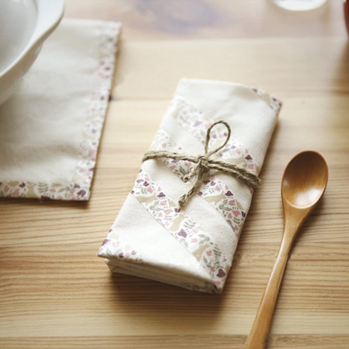 KINGLAKE Natural Jute Twine String 328 Feet for Arts Crafts, Gift Wrapping, Christmas, Packing - Durable String image number 5