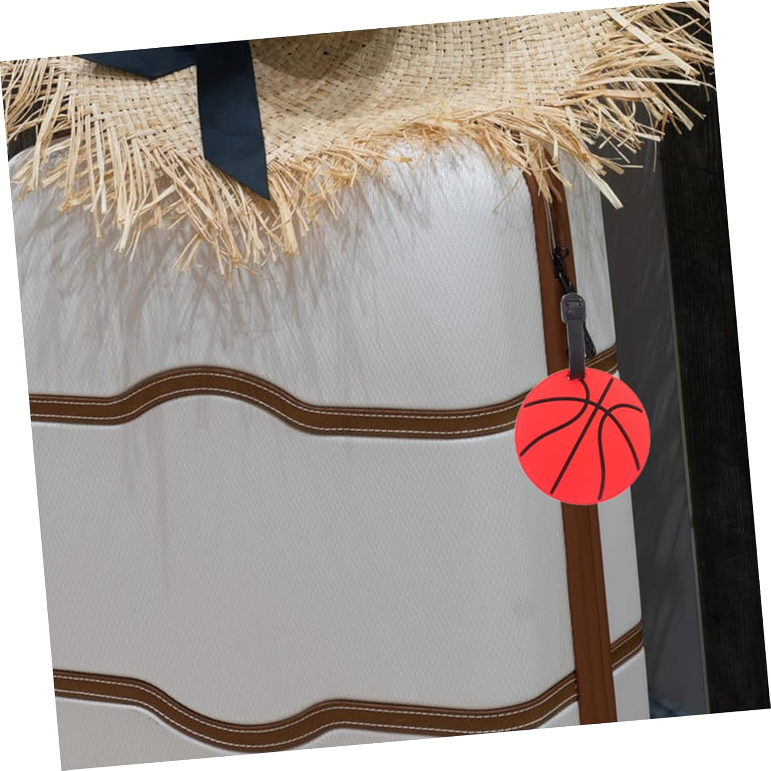 PACKOVE 5Pcs High Elasticity Ball Luggage Tags Volleyball Party Favors Playground Equipment Travel Tags