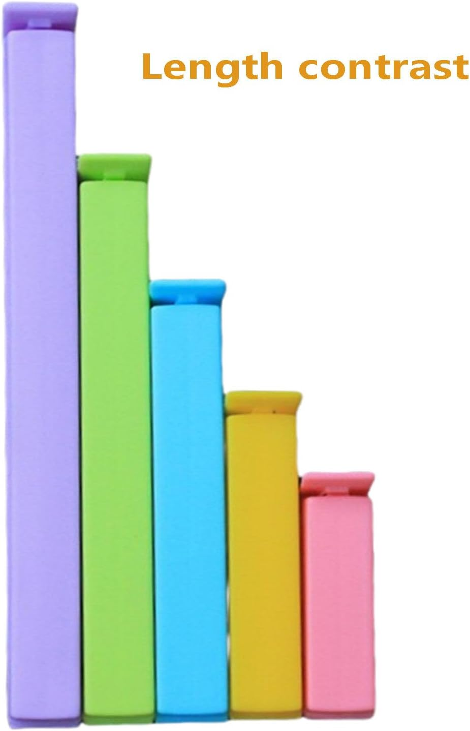 Taicols 30 Pcs Bag Sealing Clips, Sealing Clips for Food Sealing Clip Set for Snack Bags Food Preservation Clips Small Plastic Bags Food Sealing Clips Plastic Sealer Clips Plastic Food Clips Bag Clips image number 3