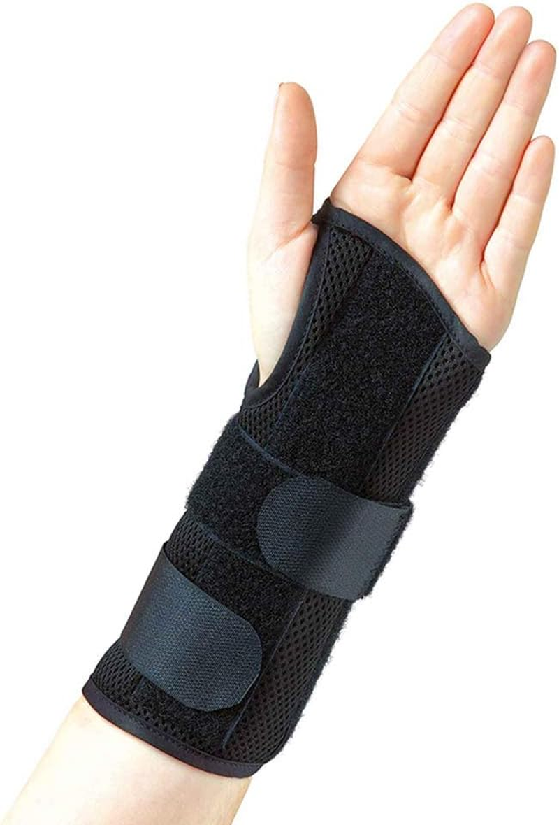 Thermoskin Adjustable Wrist Brace, Black, ONE SIZE, Left image number 1