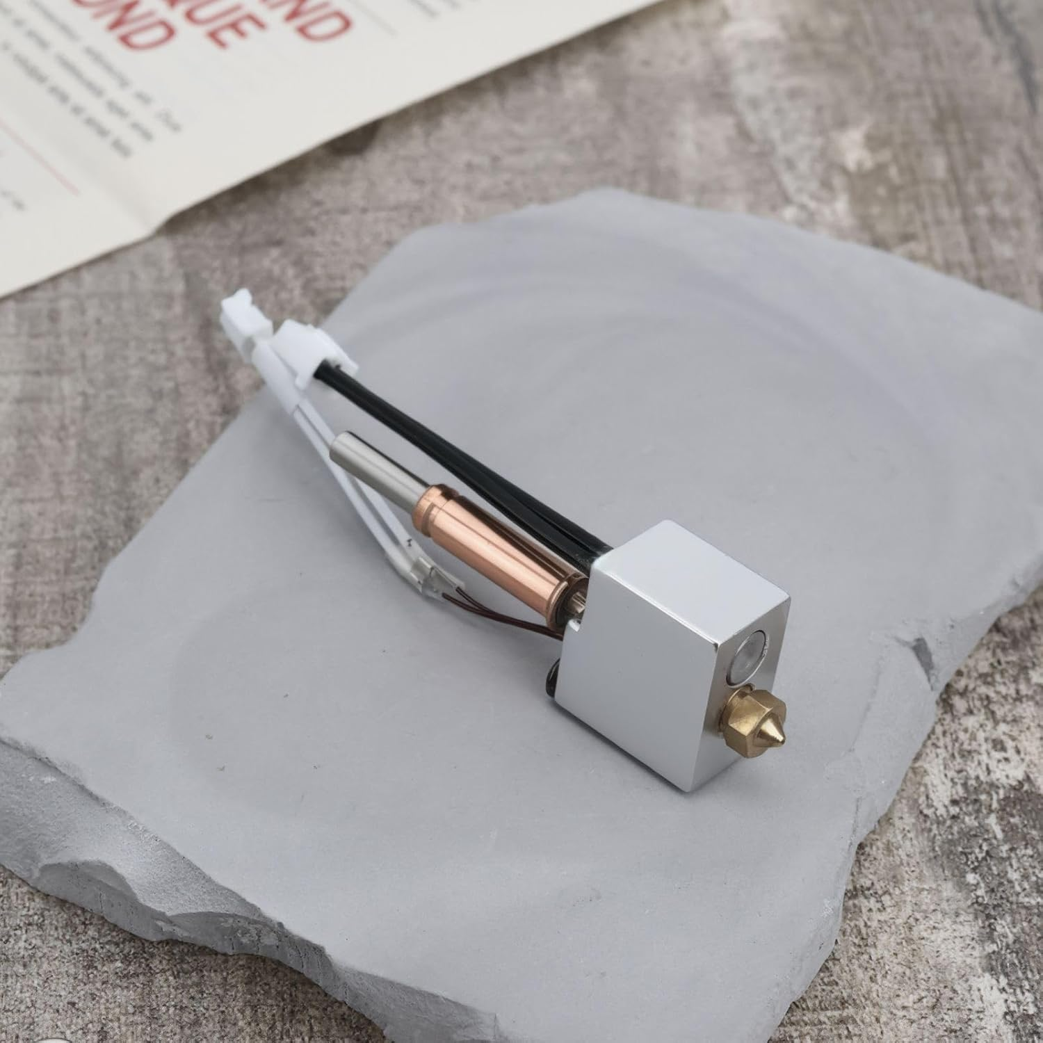 1 Set Hotend Kit Assembly Print Head with 0.4Mm Heatbreak Hardened Steel Nozzle Compatible with Anycubic Kobra 3 Compatible with Kobra 3 Combo 3D Printer (With Heatsink) image number 1