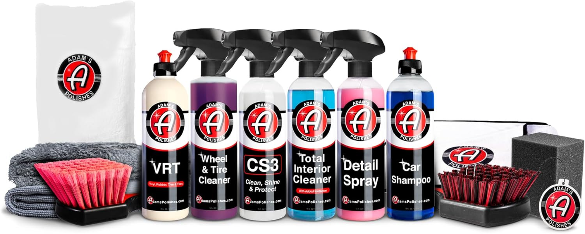 Adam'S Polishes Essential Car Wash Kit (14-Item) - Auto Detailing Car Care Cleaning Kit Car & Truck Lovers, Dads, Moms and Diyers image number 4