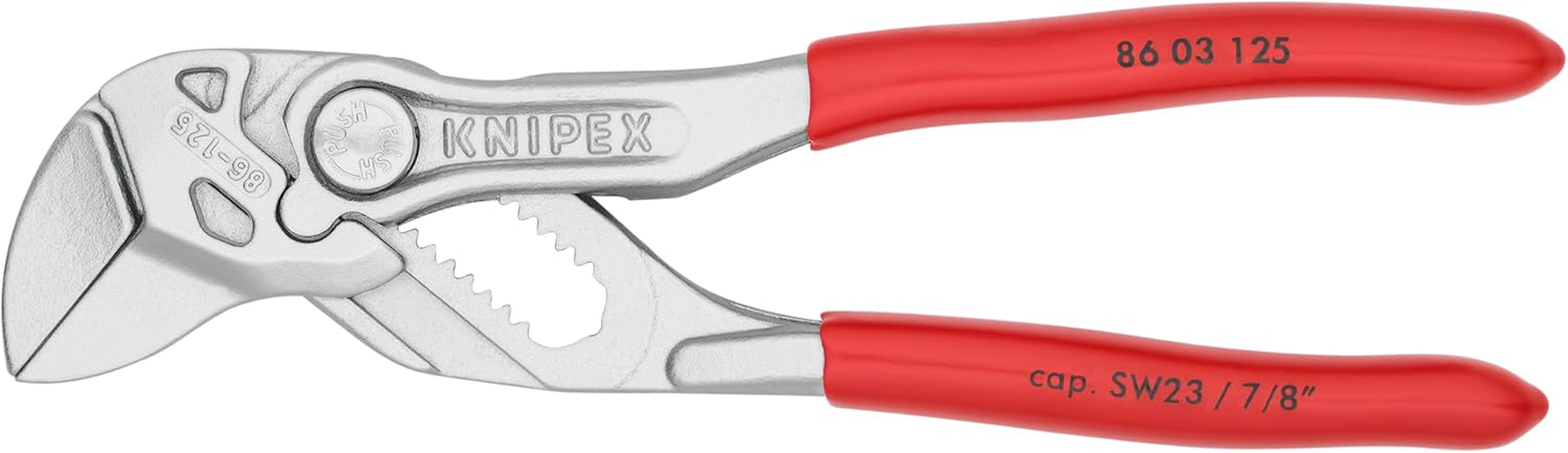 Knipex 86 03 125 Mini Plier Wrench with 11 Adjustment Positions image number 6