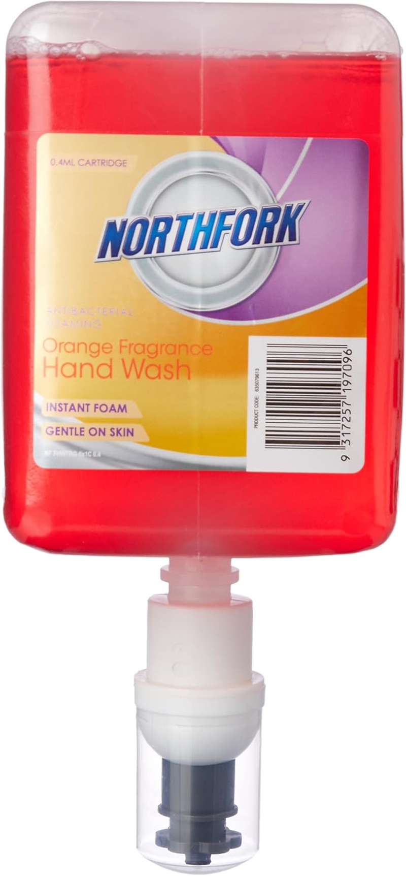 Northfork 1L 0.4Ml Foaming Hand Wash Cartridge Orange image number 4