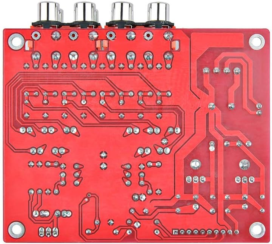 JINGERL 4 Ways Audio Input Treble Bass Volume Tone Remote Control LC75342 Preamplifier Tone Board LCD Display DIY Home Amplifier image number 3