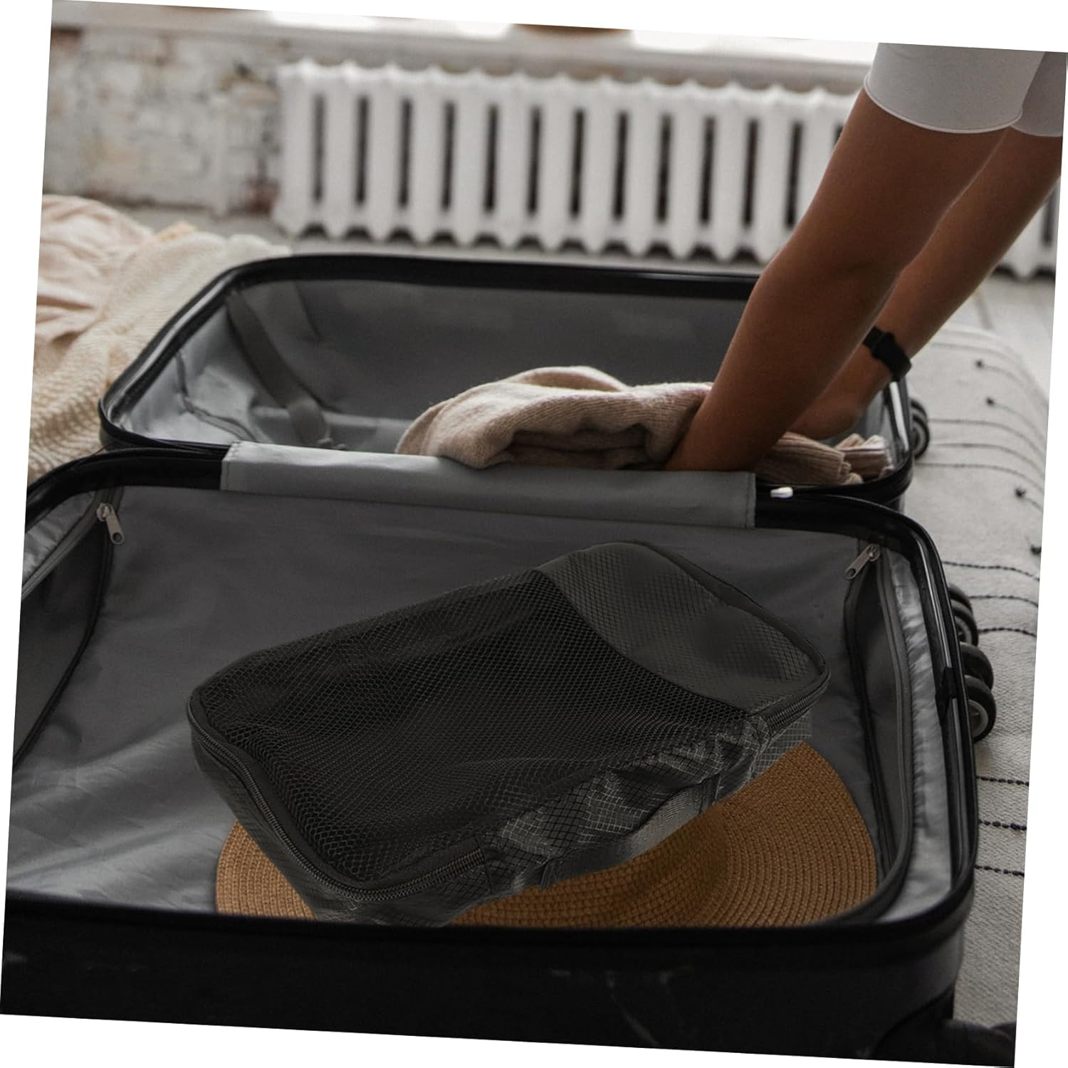 TINEASUR Travel Packing Cubes for Luggage Organizer Bags for Efficient Packing Lightweight Storage Pouches with Zipper Design for Long Trips image number 2