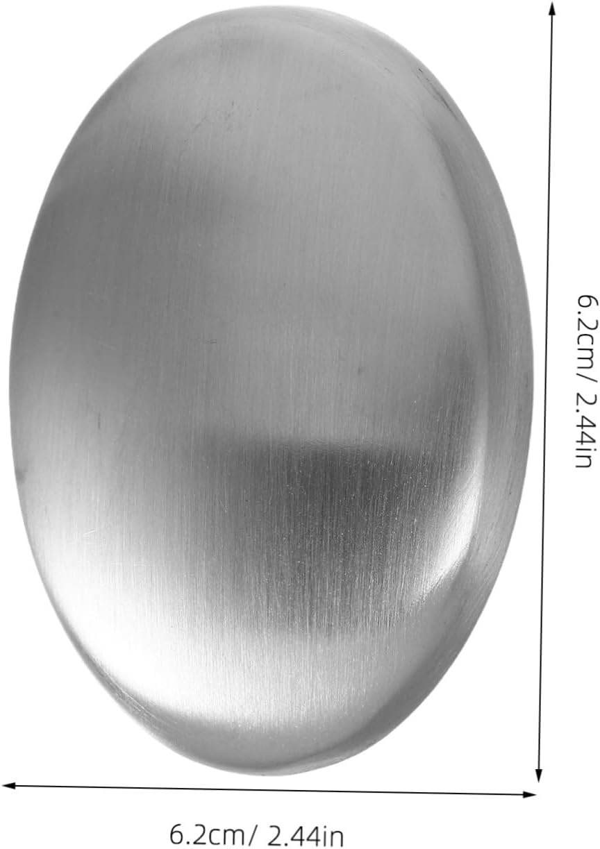 Zerodeko Hand Wash Soap Stainless Steel Odor Eliminating Portable Reusable Safe for Skin Dishwasher Safe Metal Soap Bar image number 3