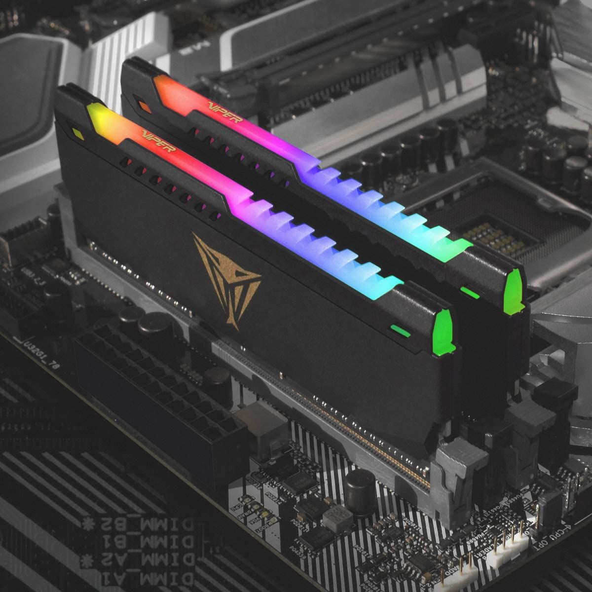 Patriot Viper Steel RGB DDR4 32GB (1 X 32GB) 3200Mhz Module image number 3