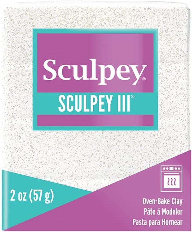 Sculpey Polymer Clay 2OZ Viol GLTTR, Violet Glitter image number 1