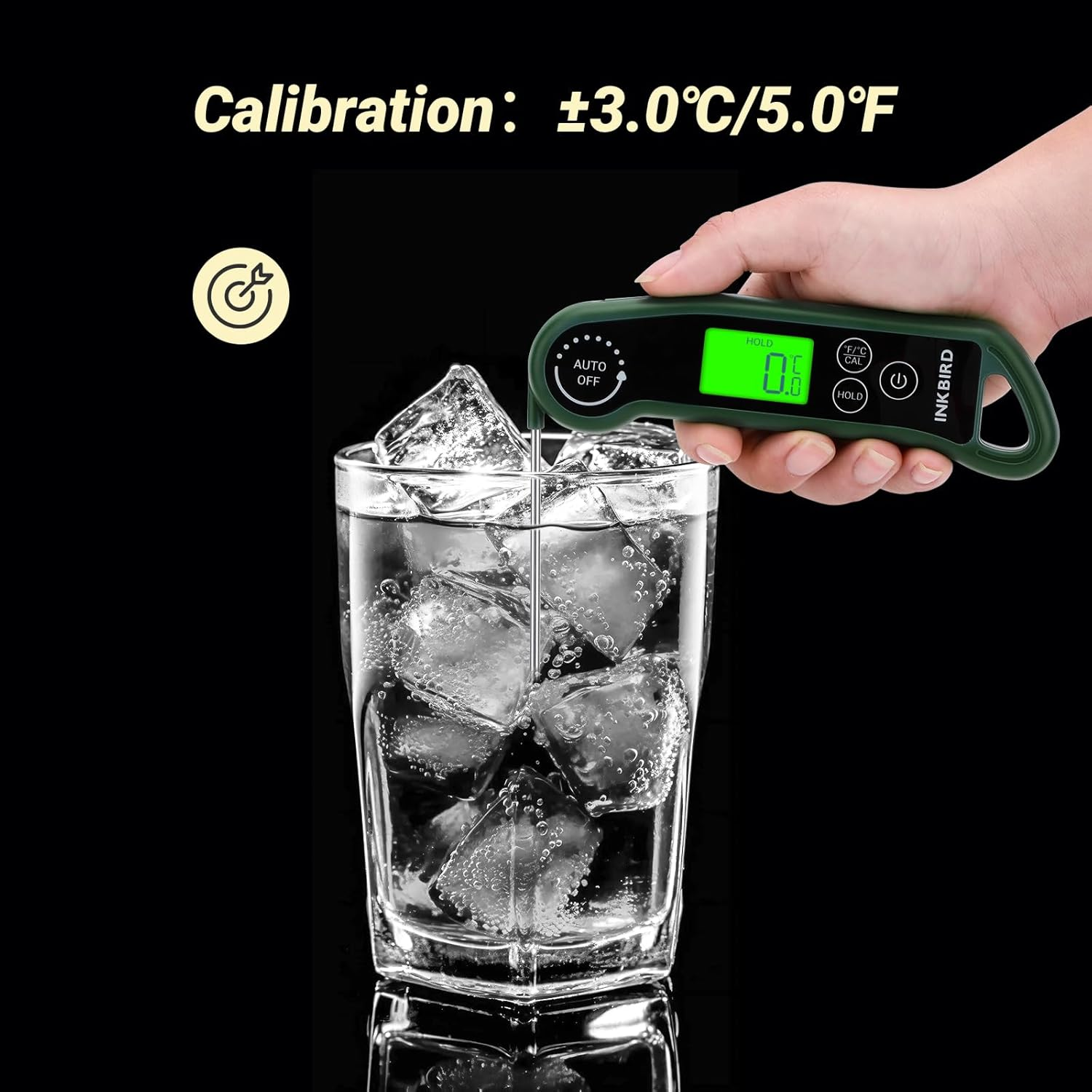 INKBIRD Instant Read Digital Meat Thermometer RHT-11K Portable Food Thermometer with 0.5 Sec Fast Reading IP65 Waterproof for Kitchen Cooking BBQ Baking Deep Frying Home Brewing image number 4