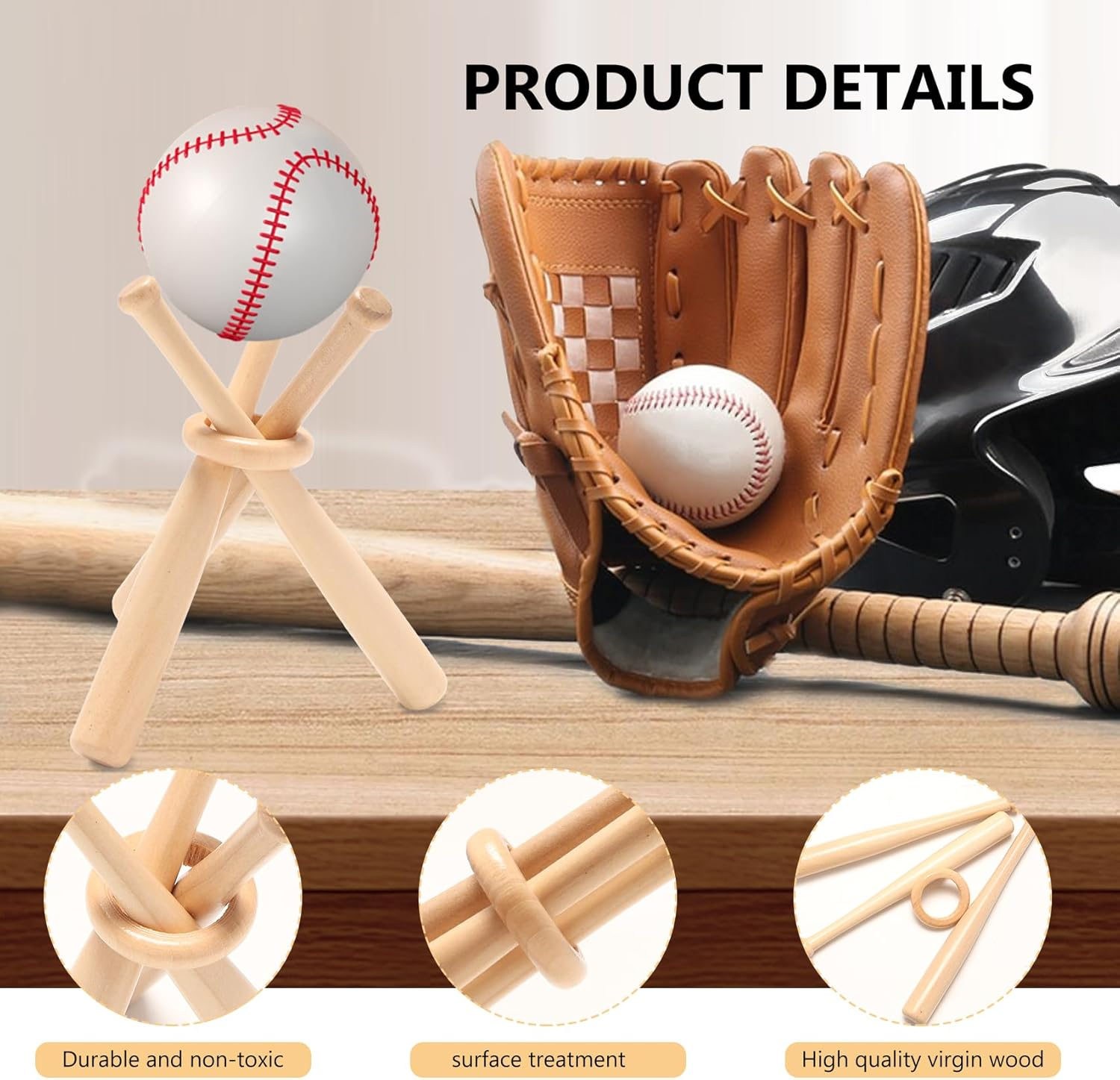 Baseball Stands for Display，Baseball Stand for Ball 1 Pack image number 3