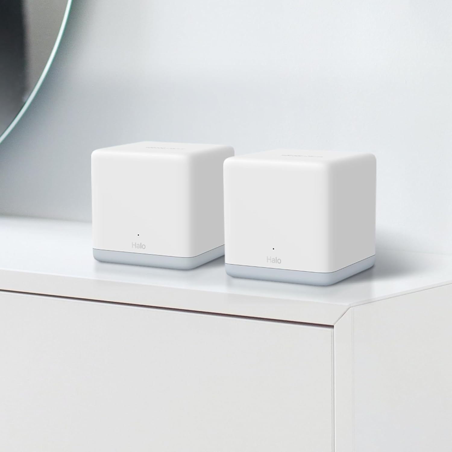 Mercusys AC1200 Whole Home Mesh Wi-Fi System, Coverage up to 2,800 Ft&sup2; (260 M&sup2;) Connect up to 100 Devices, Fast Ports, Dual Band Wi-Fi, Easy App Control, Halo H30 (2-Pack) (Package May Vary) image number 2